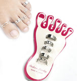 5PCS Hand and Foot Adjustable Toe Ring for Women Girl Fashion Simple Knuckle Stackable Open Band Hawaiian Beach Jewelry fgfrgdf2d-1
