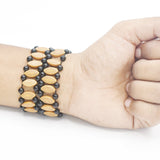 Couple  braclets Men and Women Accessories Brown and Black Beads Handmade 2 Piece Set Men and Women braclet btfrcka4h-2