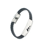 Fashion Leather Bangle & Bracelet customize Stainless Steel Bracelets For Women Men ID Bracelet Jewelry
