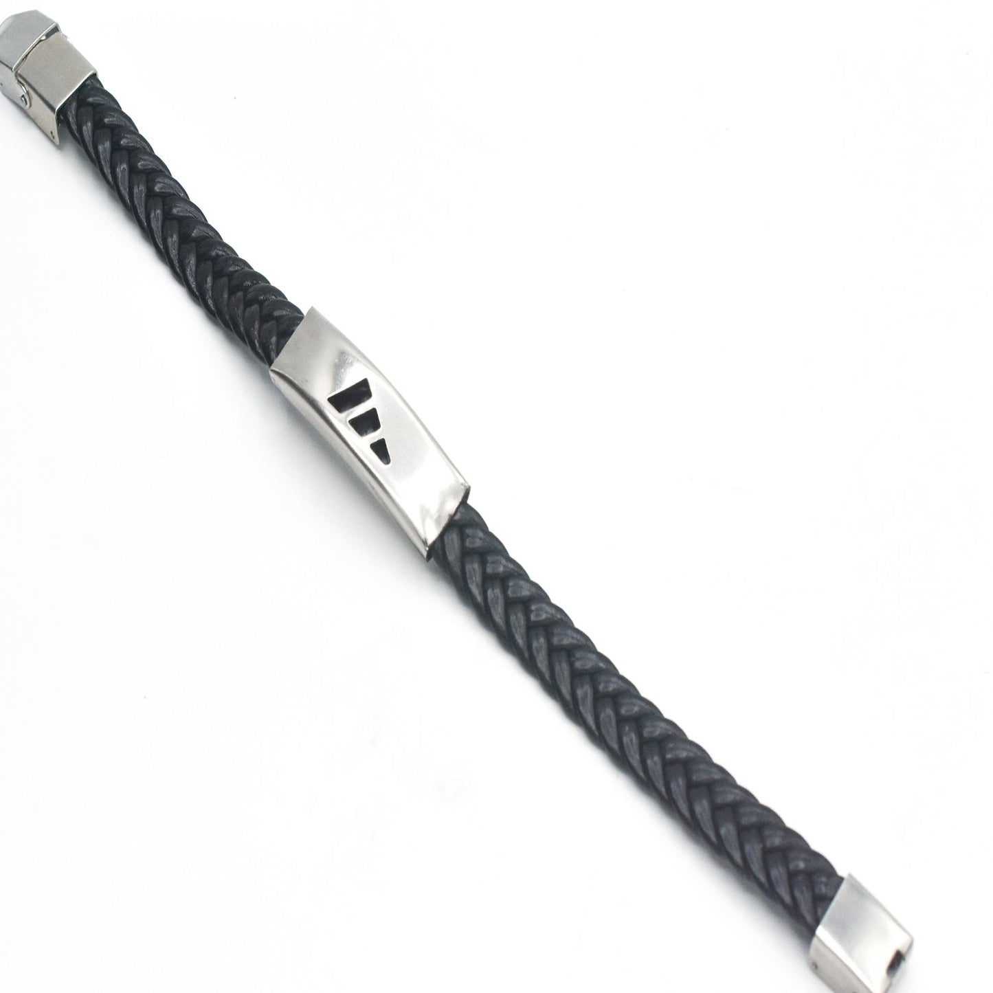 Fashion Leather Bangle & Bracelet customize Stainless Steel Bracelets For Women Men ID Bracelet Jewelry