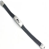 Fashion Leather Bangle & Bracelet customize Stainless Steel Bracelets For Women Men ID Bracelet Jewelry