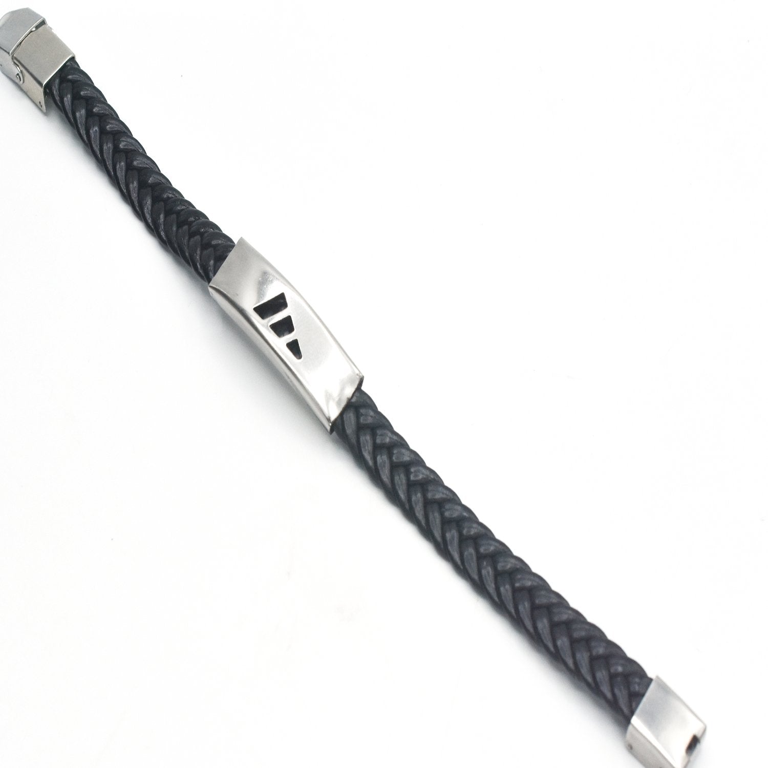 Fashion Leather Bangle & Bracelet customize Stainless Steel Bracelets For Women Men ID Bracelet Jewelry