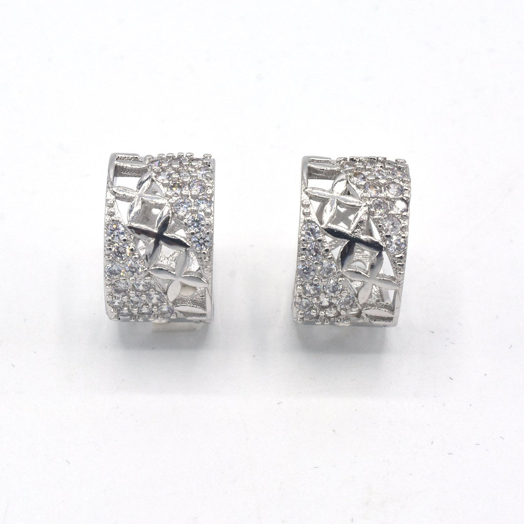 Fancy Silver Earrings For Women egfrsrb3j-5