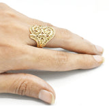 Golden Ring for Women Fashion Engagement Jewelry  Finger Ring fgfrgdf1j-4