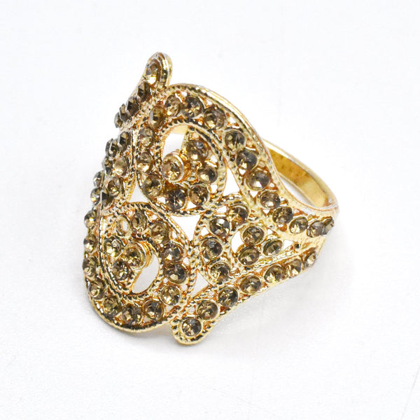 Golden Ring for Women Fashion Engagement Jewelry  Finger Ring fgfrgdf1j-4