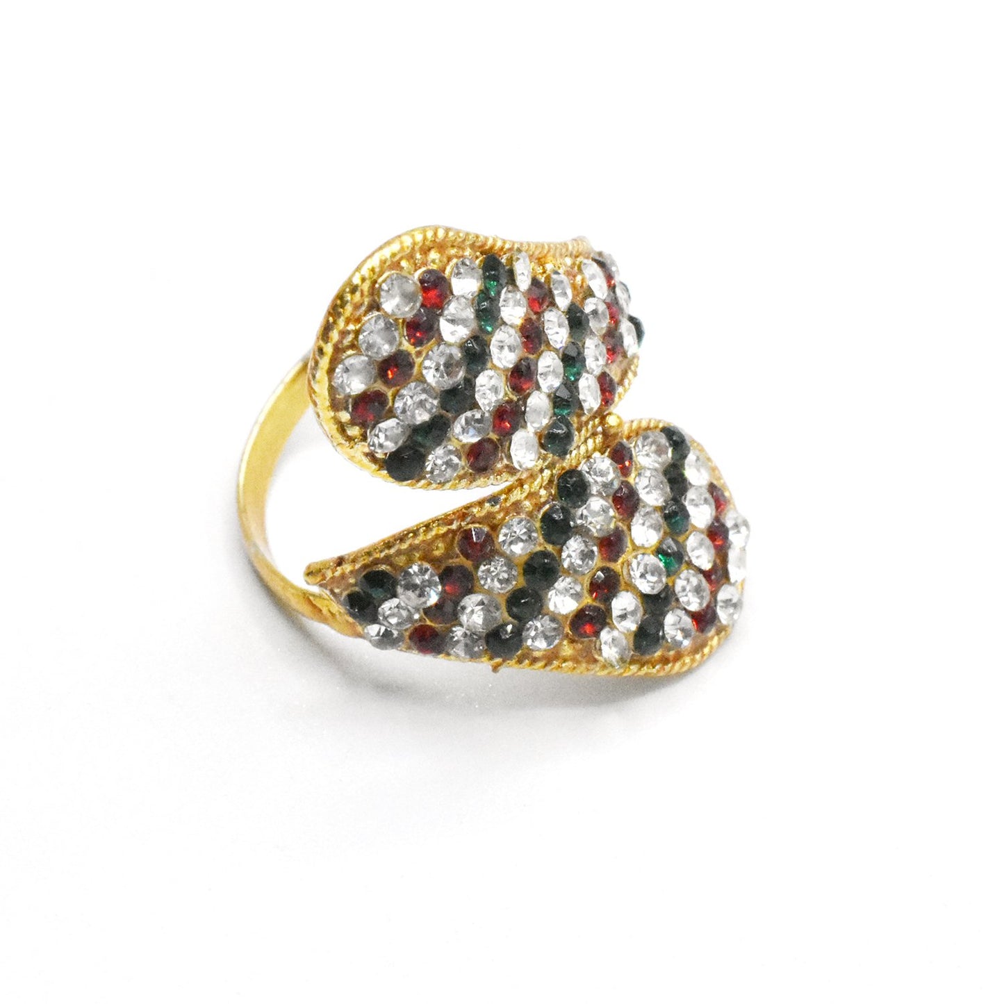 Multi-color Zircon Stone  Ring for Women  Gold Color Engagement / Party Jewelry fgfrmif1j-3