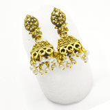 Women's Vintage Ethnic Indian Jhumka Earrings 2020 Gold Small  Carved Drop Dangle Earrings egfrpdb3b-4