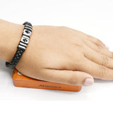 Random Designs Single Leather Braclet For Men Women Punk Black Gold Stainless Steel Beaded Bracelets btfrbka4h-4