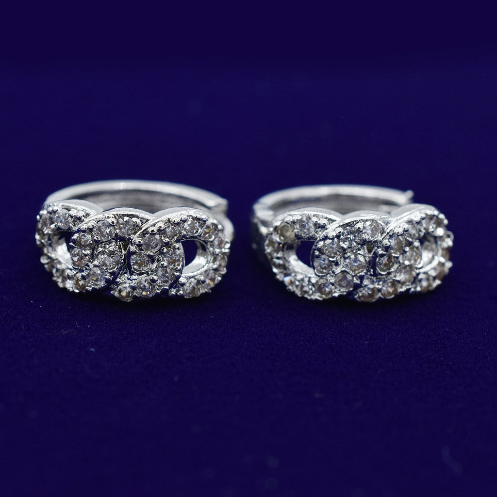 New Female White Earrings Silver Color Wedding Earrings For Women Handmade Fashion Jewelry egfrsrb3j-f