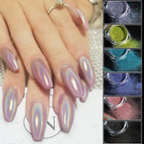 12 Box Nail Glitter Powder 12 rendom Colors Rainbow Holo Laser Shining Pigment Holo Champage Nail Art Decorations