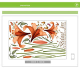 [Fundecor] PVC orange flowers butterfly leaf wall stickers for kids rooms living room bathroom kitchen decor wall decals poster