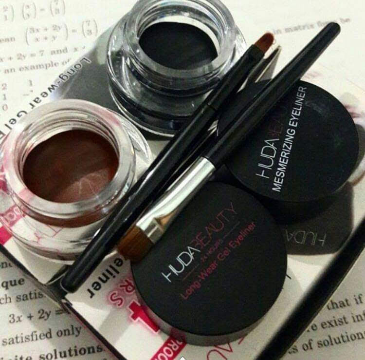 Huda Beauty Eye Studio Waterproof Long Wear Gel Eyeliner hbglbkz3a-d