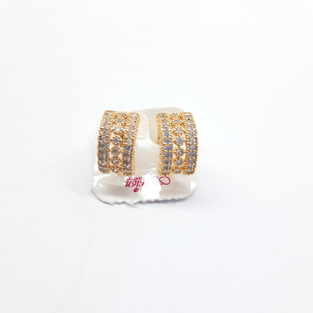 Stylish Zarcoon earrings Golden egfrgdb3l-f
