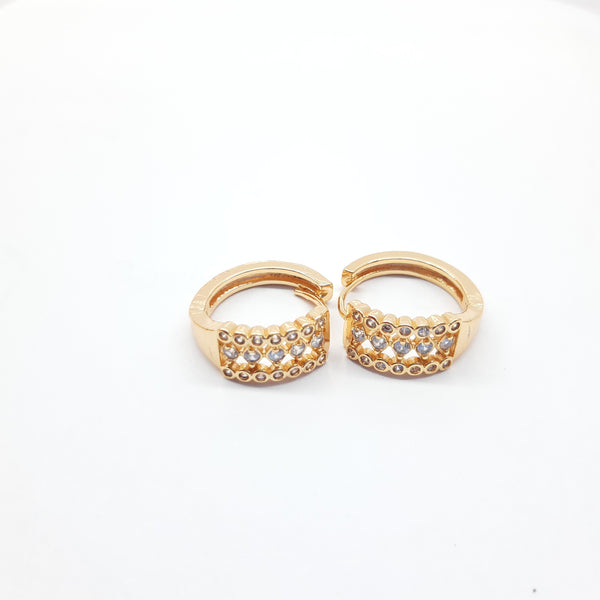 Stylish Zarcoon earrings Golden 046 egfrgdb3l-u