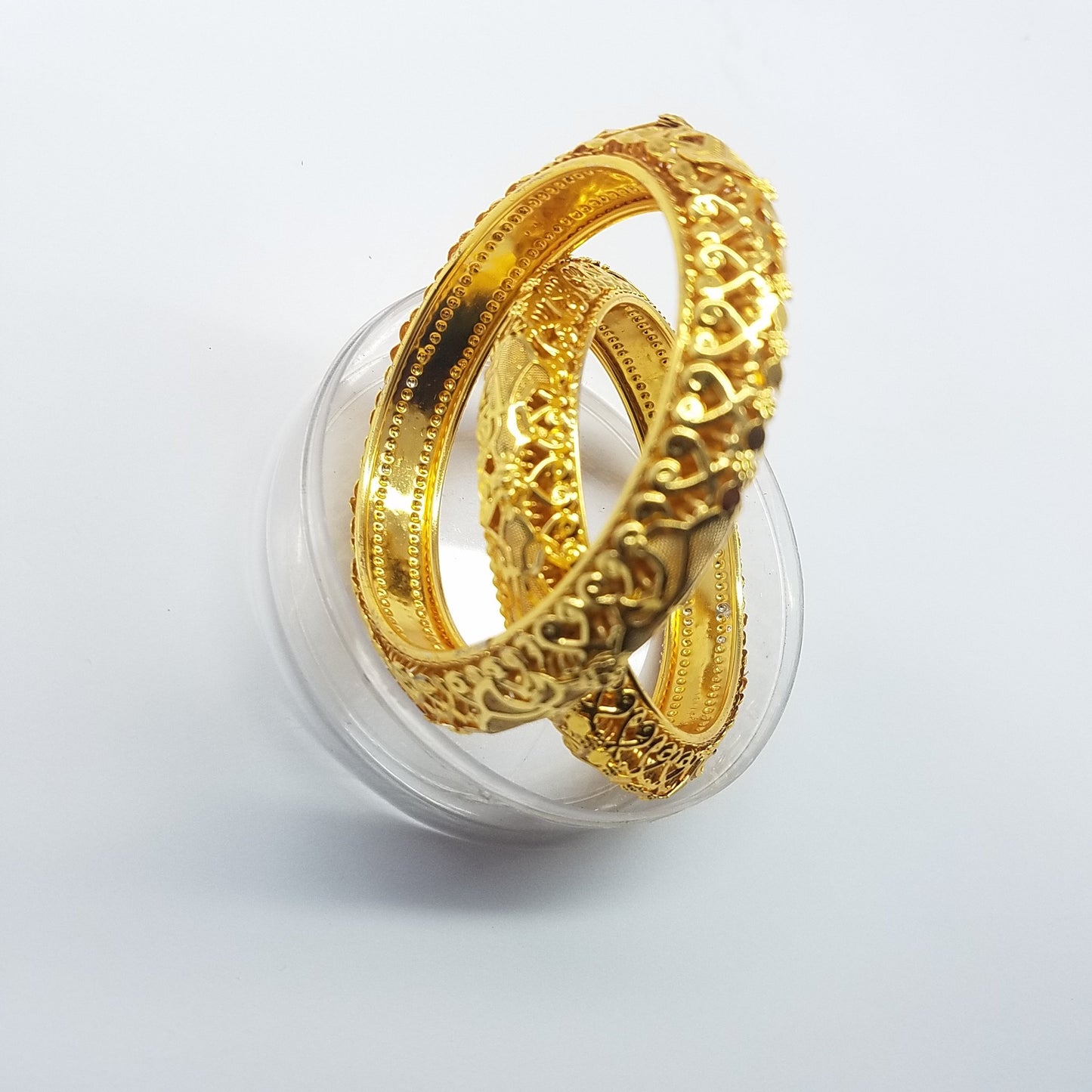 Pack of 2 GoLdeN Bangles bl24gde1a-8