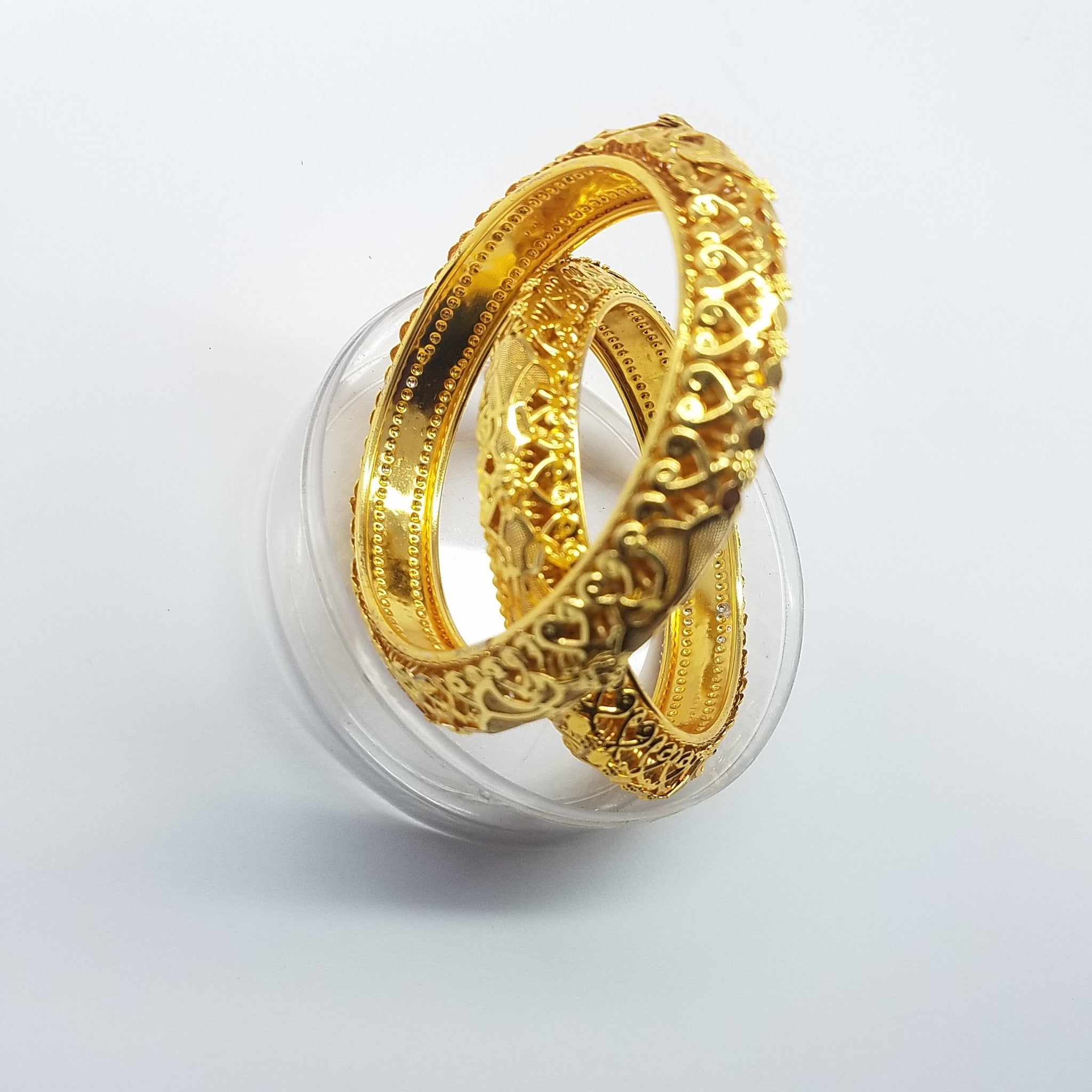 Pack of 2 GoLdeN Bangles bl24gde1a-8