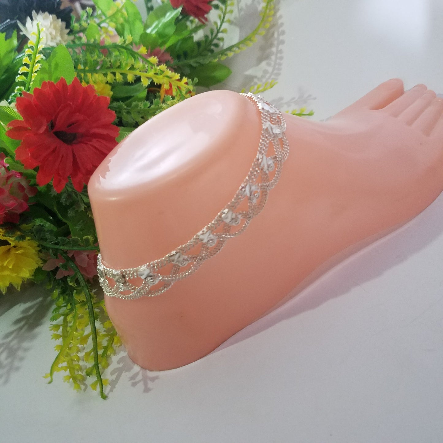 Simple payal Silver plfrsra3f-9