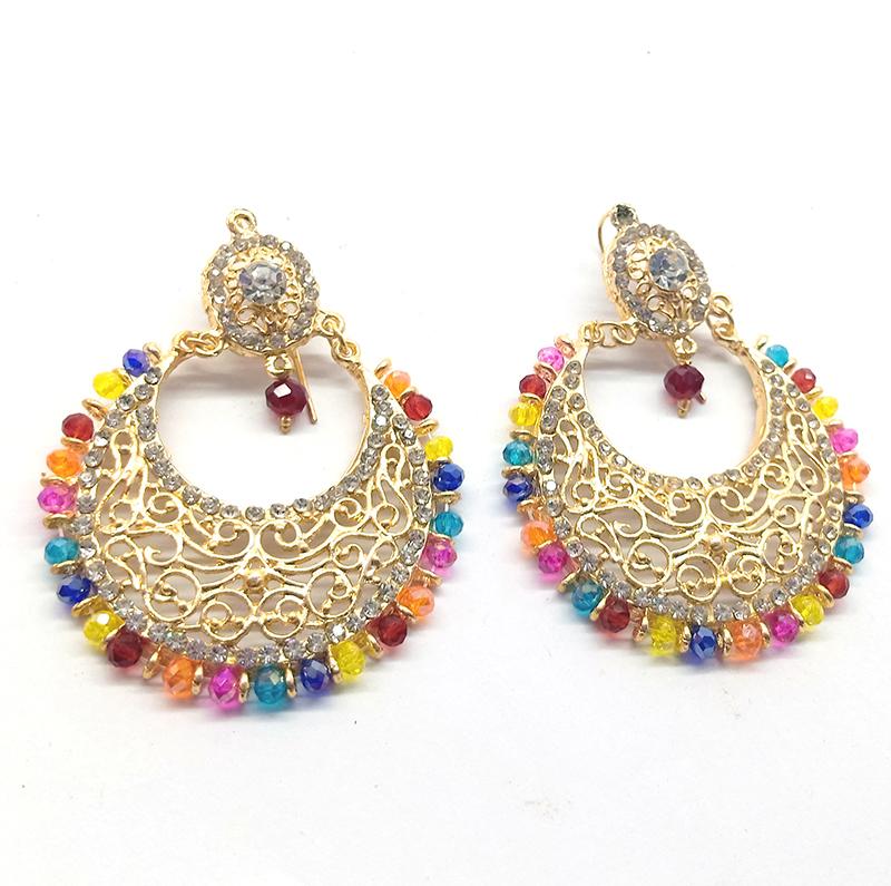 Multi pearl earring for girls