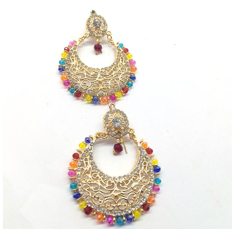Multi pearl earring for girls