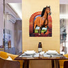 3D Horse animals Background Wall Sticker for Living Room SK9074