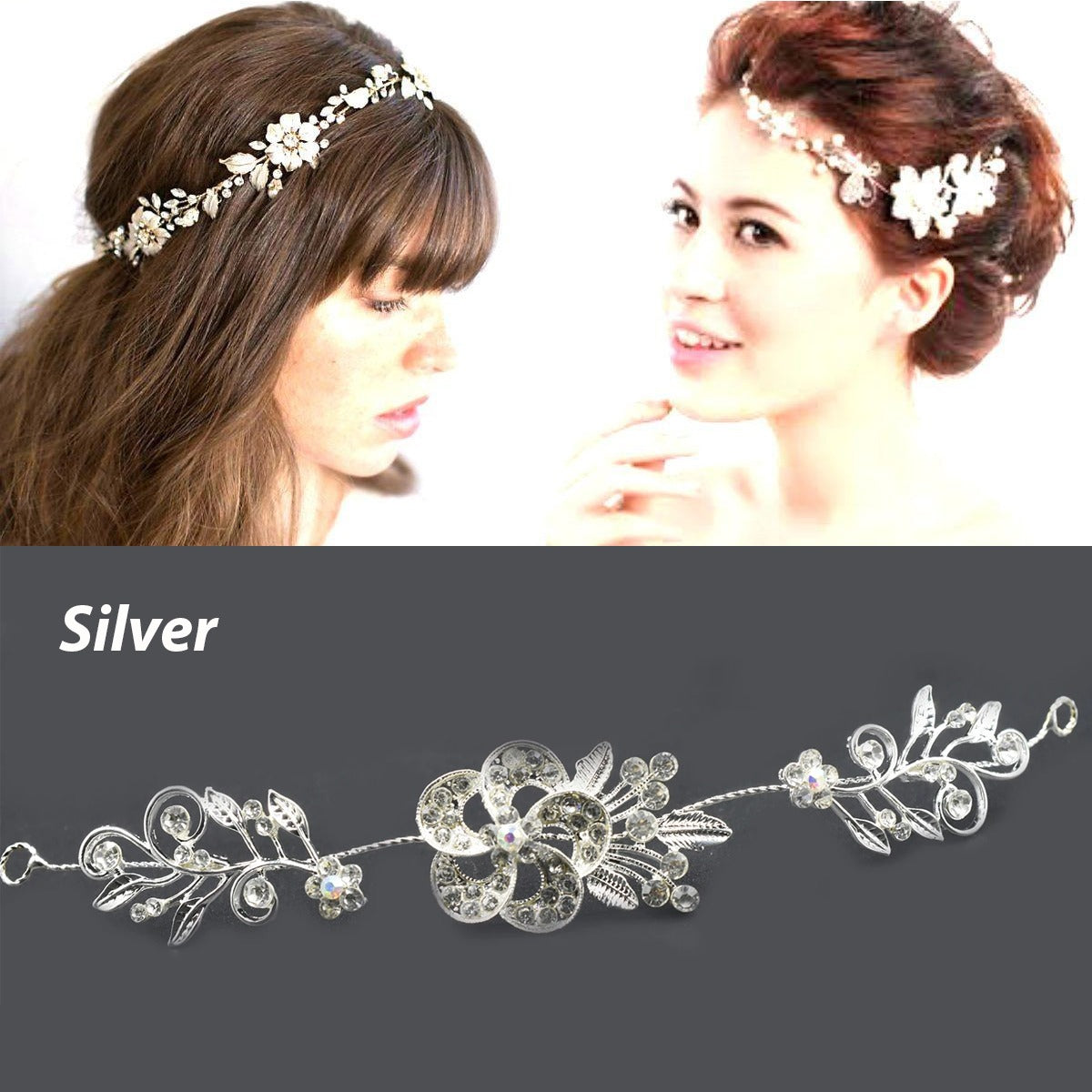 Stylish Flashing Ornaments Rhinestone Pearl Bridal Hair Clip Accessories Jewelry Wedding Elegant Crystal Bride Hair Comb Headwear hpfrcrd1d-6