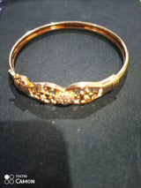 Gold Plated Golden Color Imported High Quality Bracelet With White Zircon For Girls And Women Party And Wedding Gift For Ladies btfrgda6f-1