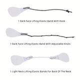 Face Lifting Sticker pack of 10, Invisible Face Lifting Patches Thin Face Chin Lift Tape, Face Lift Adhesive Tape Invisible Thin Face Stickers V-Shape Face Lift Tape Make-up Face Lift Tools, for Face
