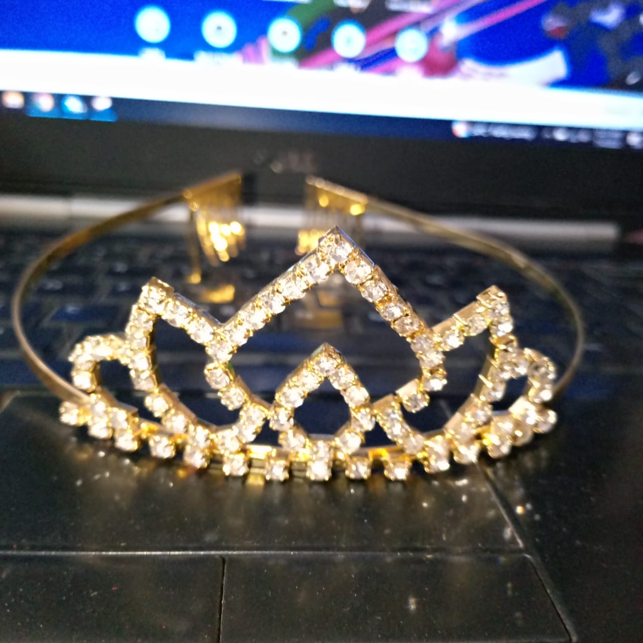 Golden  Color Silver Crystal Crowns Bride tiara Fashion Queen For Wedding Crown Headpiece Wedding Hair Jewelry Accessories cnfrgdc6d-1