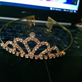 Golden  Color Silver Crystal Crowns Bride tiara Fashion Queen For Wedding Crown Headpiece Wedding Hair Jewelry Accessories cnfrgdc6d-1