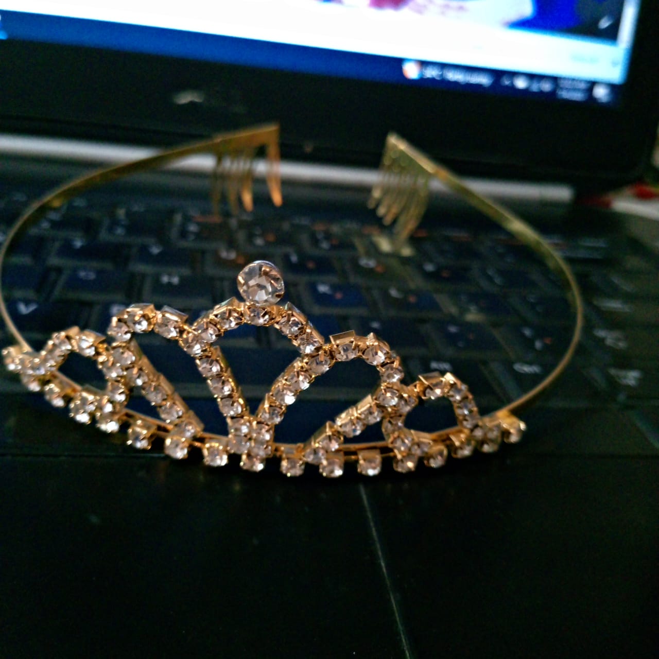 Golden  Color Silver Crystal Crowns Bride tiara Fashion Queen For Wedding Crown Headpiece Wedding Hair Jewelry Accessories cnfrgdc6d-1