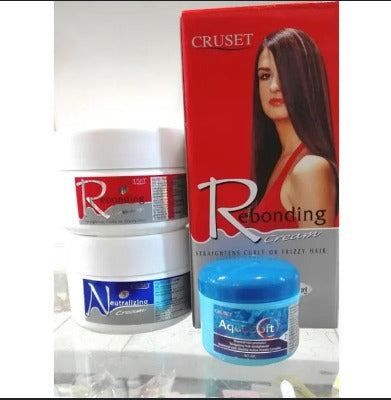 Cruset Rebonding Hair Straigthens Curly & Frizz Hair Cream