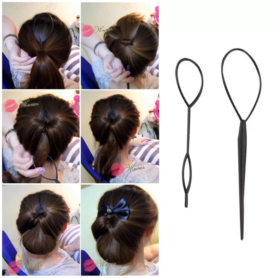 Hair Styling Set, Fashion Hair Design Styling Tool Accessories DIY Hair Accessories Tool Kit Hair Sculpting Tool Kit, Magic ple Quick Spiral Braide  htfrbks6j-1