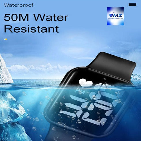 Y1 waterproof Led Smart watch square Led Watch for unisex boys and girls smart band led band band New stylish watch led square smart watch smart band digital watch digital smart watch led watch 2021 for unisex  wwwbkz2d-l