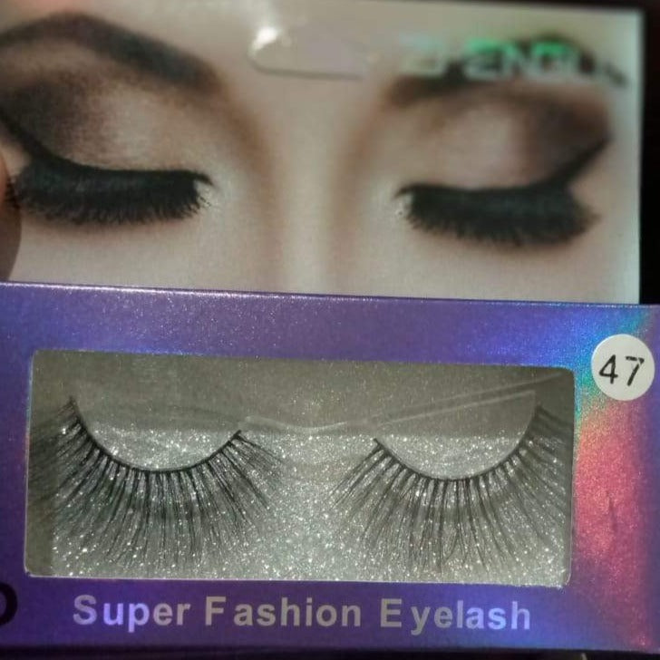 Women Eyelashes Party Black super fashion 3d (1 pair) esfrbks4b-1