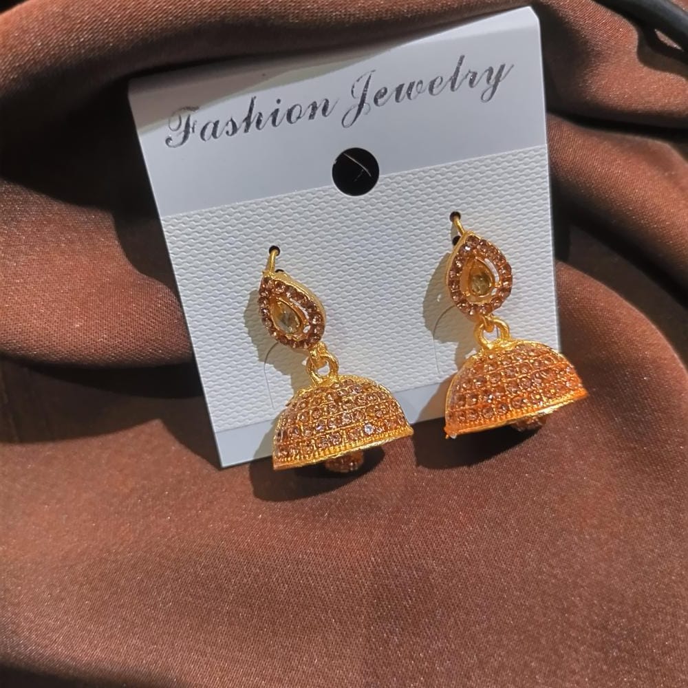 Jhumki Drop Earrings For Women Solid  Needles Branch Water Drop Dangle High Quality Accessories Fine Jewelry
