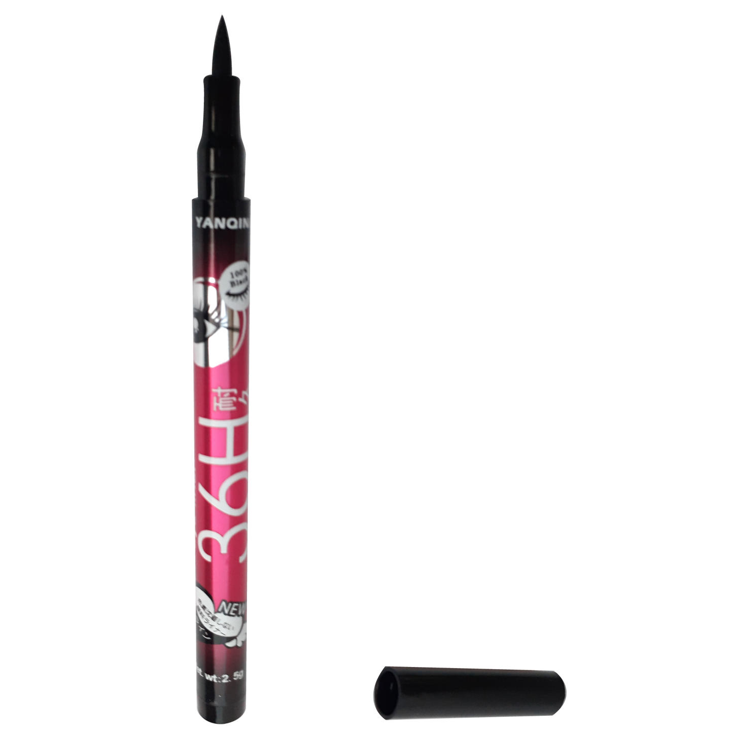1 PC – YANQINA Eyeliner Black Waterproof Eyeliner Pencil | Professional 36 Hours Liquid Long Lasting Cosmetics Eye liner erfrbks3c-3