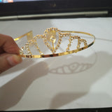 Golden  Color Silver Crystal Crowns Bride tiara Fashion Queen For Wedding Crown Headpiece Wedding Hair Jewelry Accessories cnfrgdc6d-1