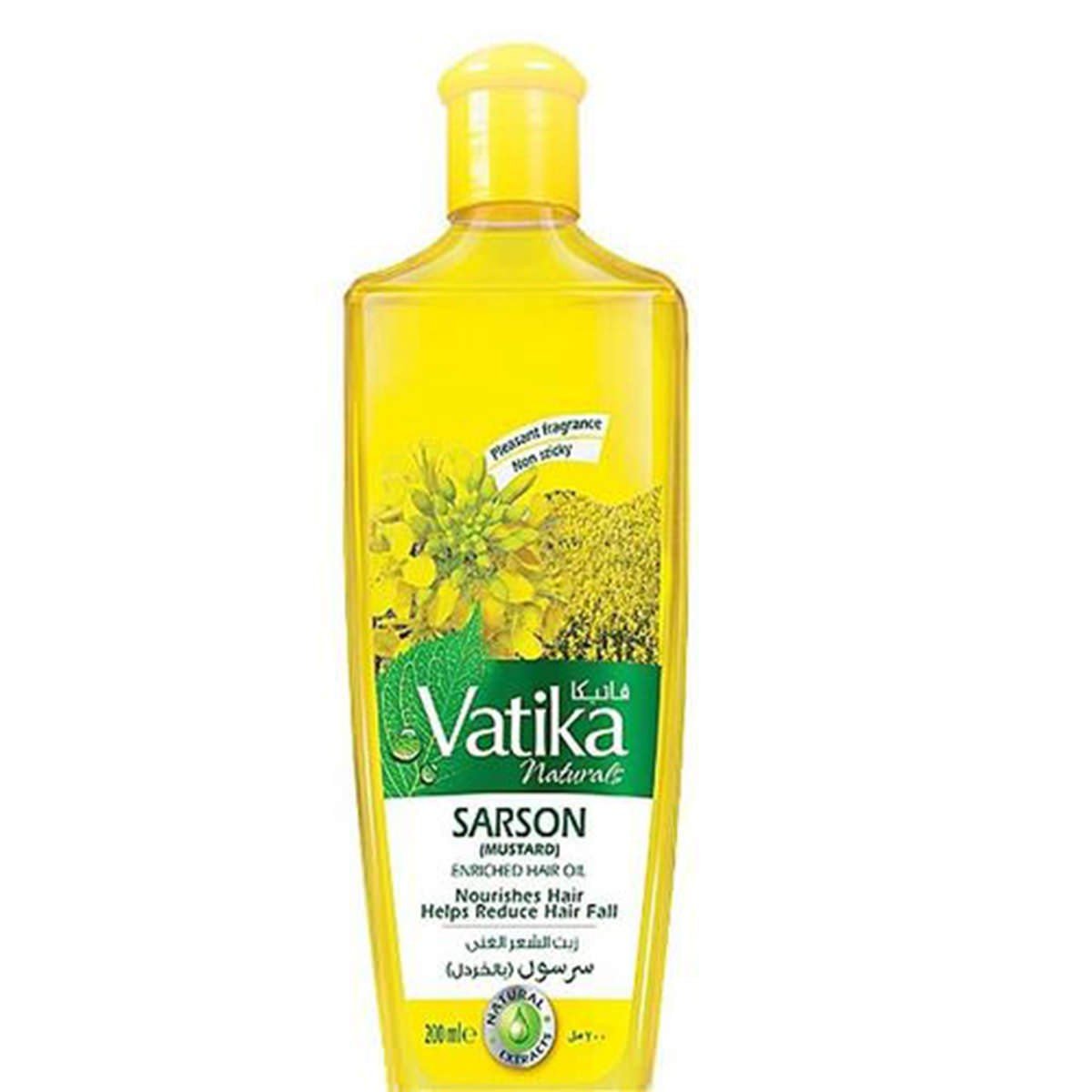 VATIKA NATURE SARSON HAIR OIL 200ML  vshoywz6b-1