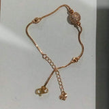 Sterling Golden Wedding Bracelet for Women Trendy Elegant  Design Crystal Jewelry Party Accessories Gift btfrgda4e-h