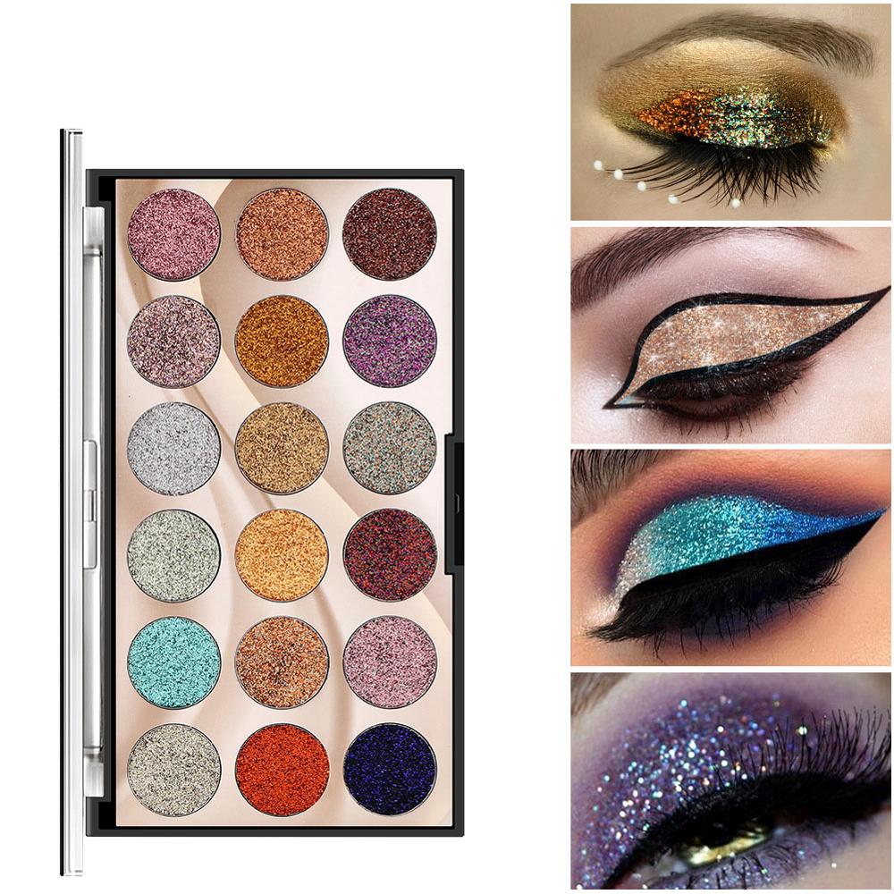 GLOWING FACE GLITTER 18 COLOR GLITTER - PALETTE BEST QUALITY gfgemiz7a-k