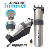 Original Trimmer Shaver Trimmers Shavings Set/Kit Moveable Head and Turbo Speed - Silver Dinglong RF-609X 100% Original rechargeable with charge base Hair And Beard shaving machine And Grooming For Men for hair cutting special for professional