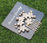 Golden Color Pearl For Women Accessories Hair Ornaments Jewelry