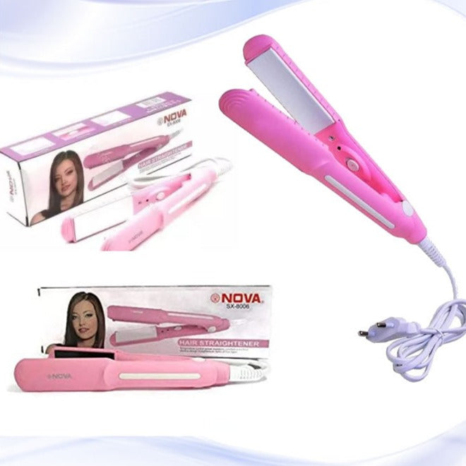 Nova Hair Straightener SX-8006 - Mini Hair Straightener Hair Styling I –  Loto.pk