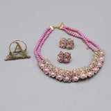 Golden Imitation Pearl Wedding Necklace Earring Sets Party Jewelry Sets for Women Elegant Party Gift Fashion Jewellery jtfrcra1g-1