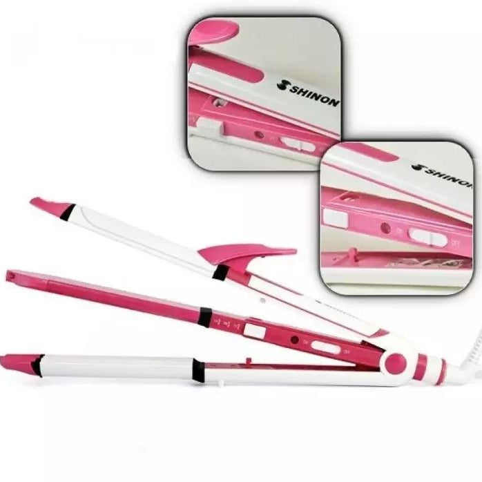 Shinon 4 in 1 Hair Curler & Straightener  shscwez2d-2