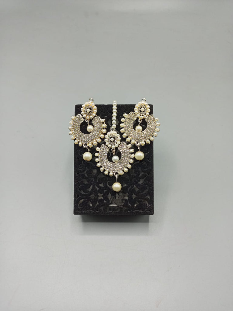 Artificial  Earrings Maang Tikka Set for women fashion jewellery