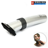 Original Trimmer Shaver Trimmers Shavings Set/Kit Moveable Head and Turbo Speed - Silver Dinglong RF-609X 100% Original rechargeable with charge base Hair And Beard shaving machine And Grooming For Men for hair cutting special for professional