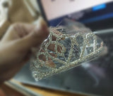FORSEVEN Luxury Handmade Rhinestone Crystal Crown Tiaras Bridal Headbands Women Wedding Hair Jewelry Accessories cnfrgdd4e-1