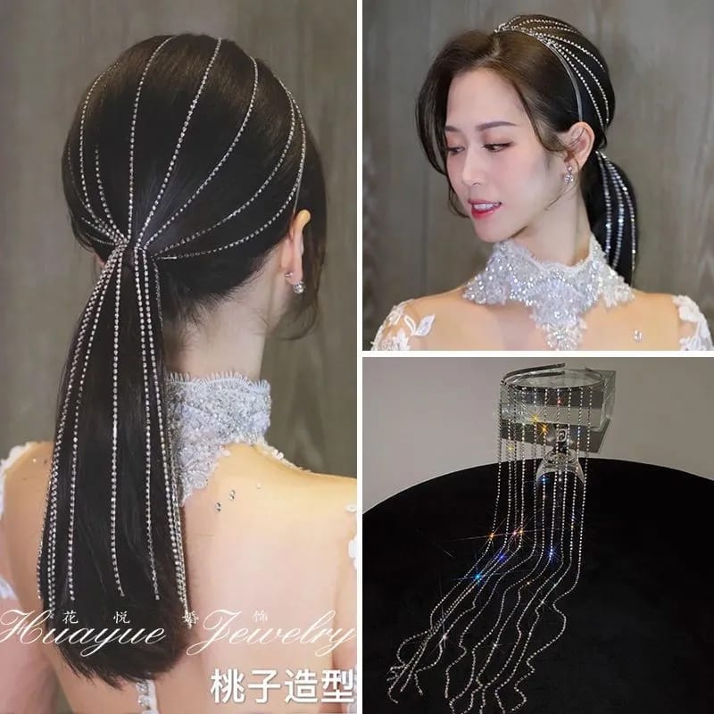 luxury Shiny Rhinestone hair clips/ hair pin for women