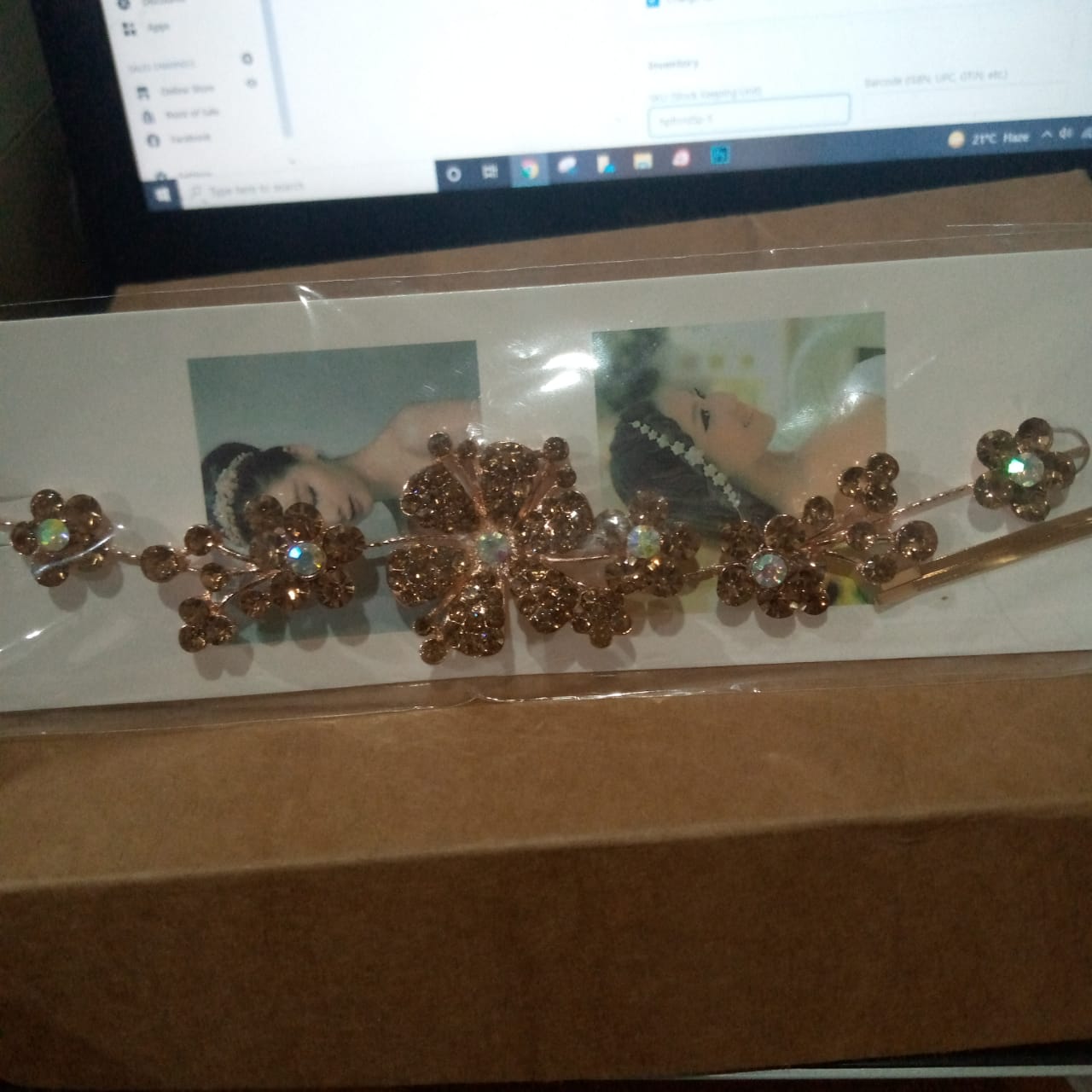 2021 New Bridal Hair Accessories Wedding Hair Comb tone Rhinestone Crystal Flower Hair Comb Wedding Headpiece Hair Jewelry hpfrgdd5p-1